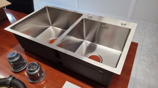 Fregadero Doble Acero Inoxidable - por estrenar