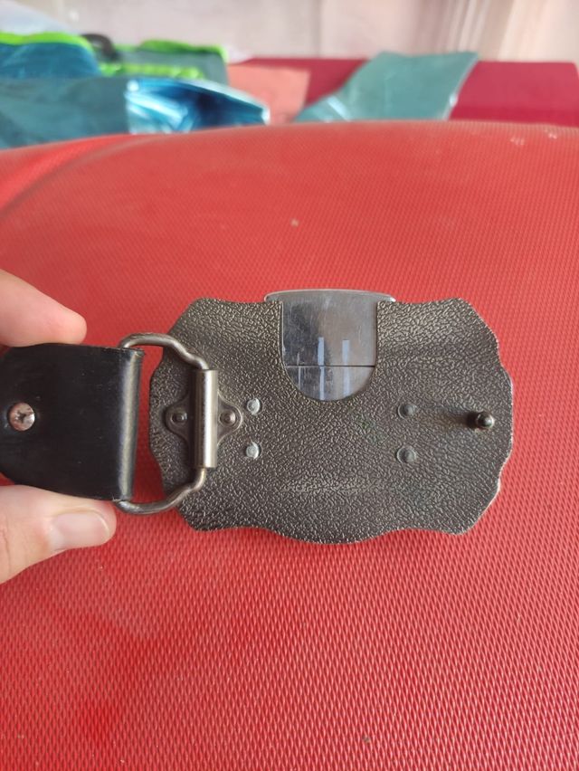 Hebilla cinturón porta mechero NY Capitolio