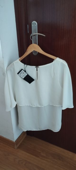 Camisa blanca Massimo Dutti