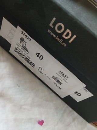 Zapatos tacón LODI mujer talla 40