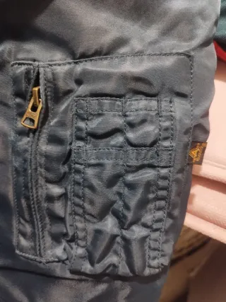 Cazadora Alpha Industries Azul Venta en persona. N