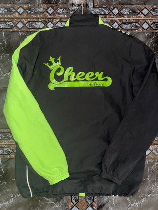 Chaqueta Adidas Negra y Verde Neón