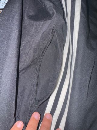 Chaqueta Adidas Negra y Verde Neón