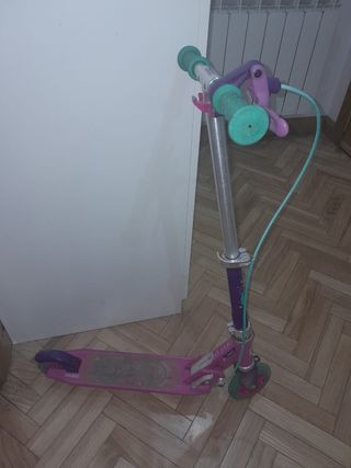 Patinete Oxelo infantil niña morado y verde