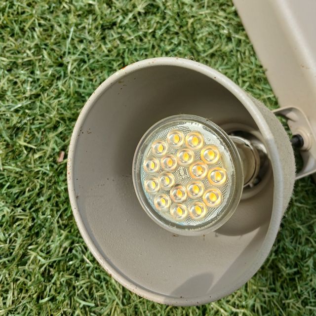 Lámpara de techo LED 3 focos interior exterio