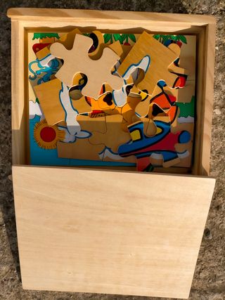 Puzzle infantil madera