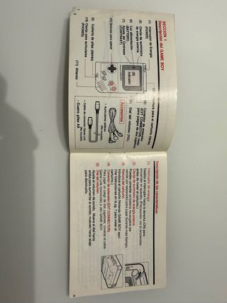 Manual Instrucciones Nintendo Game Boy