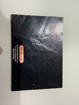 Manual Instrucciones Nintendo Game Boy