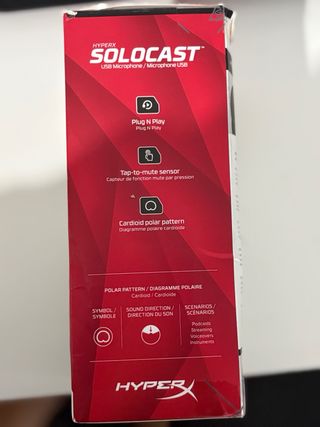 Micrófono HyperX SoloCast Compacto