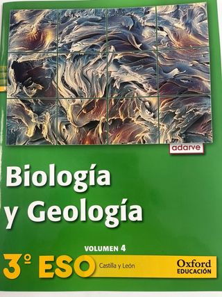 Biología y geología 3ESO,volumen 1,2,3,4 CyL 