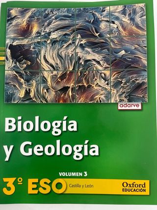 Biología y geología 3ESO,volumen 1,2,3,4 CyL 