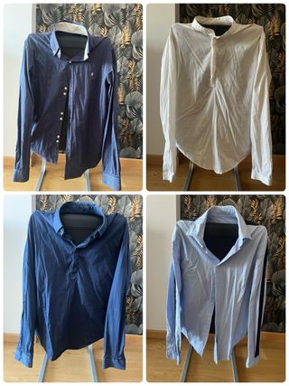 Lote 20 Camisas Zara Hombre diferentes colores 