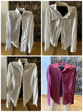 Lote 20 Camisas Zara Hombre diferentes colores 