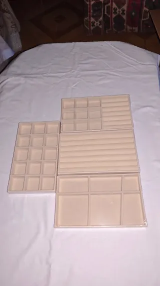 Organizadores de Joyas Beige (Set de 4)