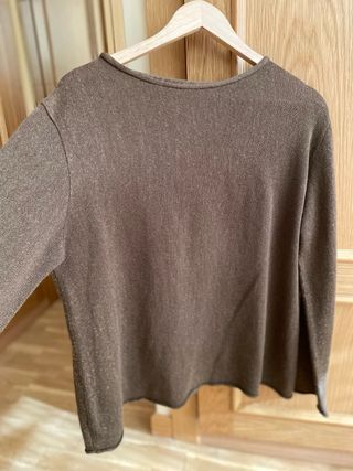 Jersey Pasión Line Lana Merino Talla Única Marrón