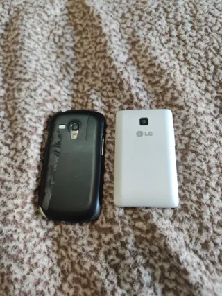 Samsung Galaxy S3 Mini + LG bianco
