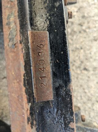 Máquina de coser antigua Wertheim