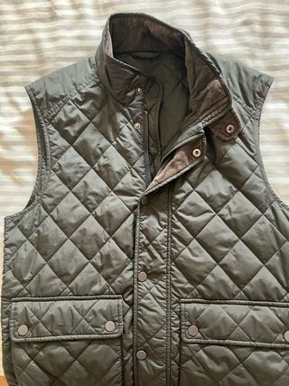 Chaleco acolchado verde Emilio Tucci Talla L