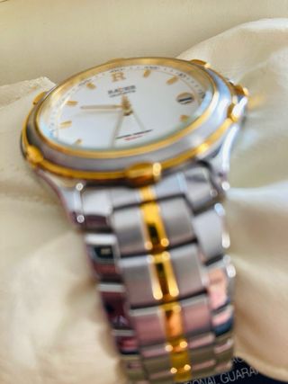 Reloj Racer Hombre Oro y Plata