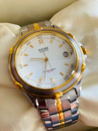 Reloj Racer Hombre Oro y Plata