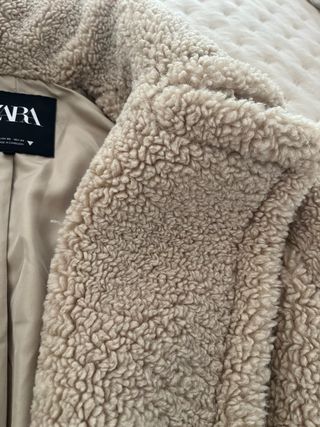 Abrigo oversize beige