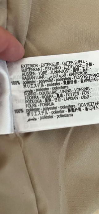 Abrigo oversize beige