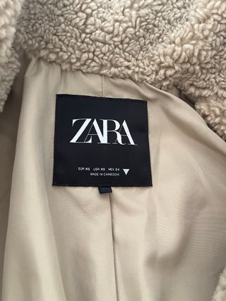 Abrigo oversize beige