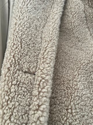 Abrigo oversize beige