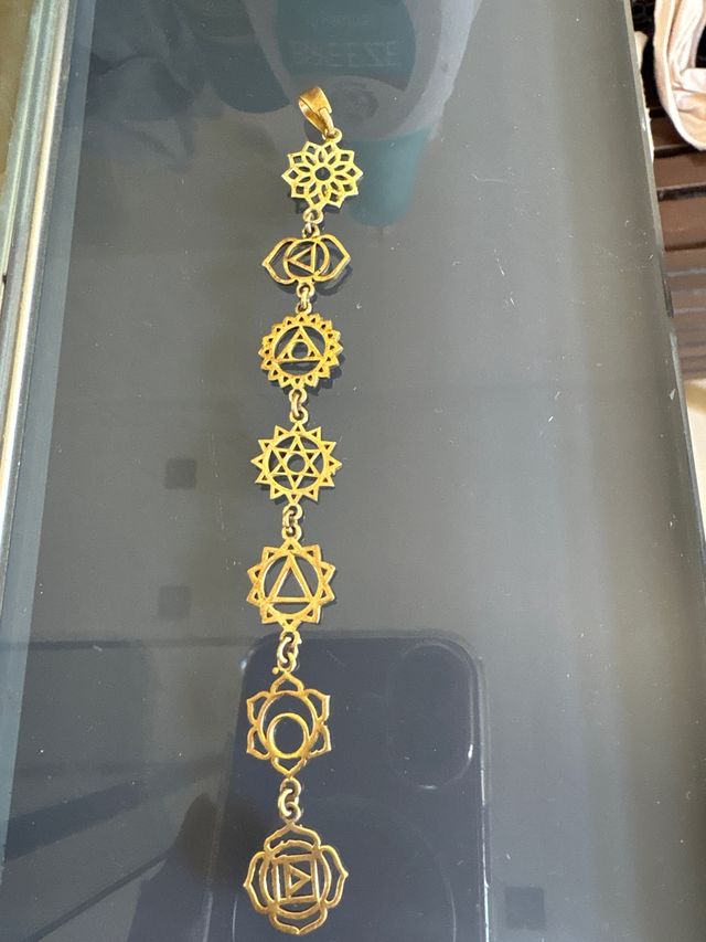 Ciondolo Chakra in ottone