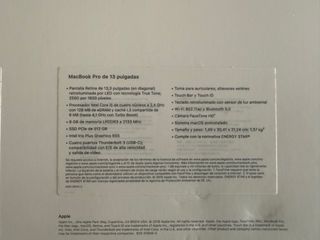 MacBook Pro 13 2019 Intel Core i5 512GB SSD