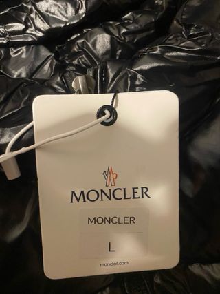 Moncler Giubbotto Nero Taglia L