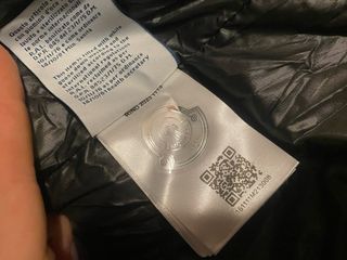 Moncler Giubbotto Nero Taglia L
