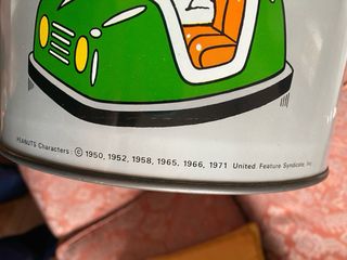 2 Cubos Papeleras Vintage Snoopy 1965 y 1971