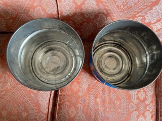 2 Cubos Papeleras Vintage Snoopy 1965 y 1971