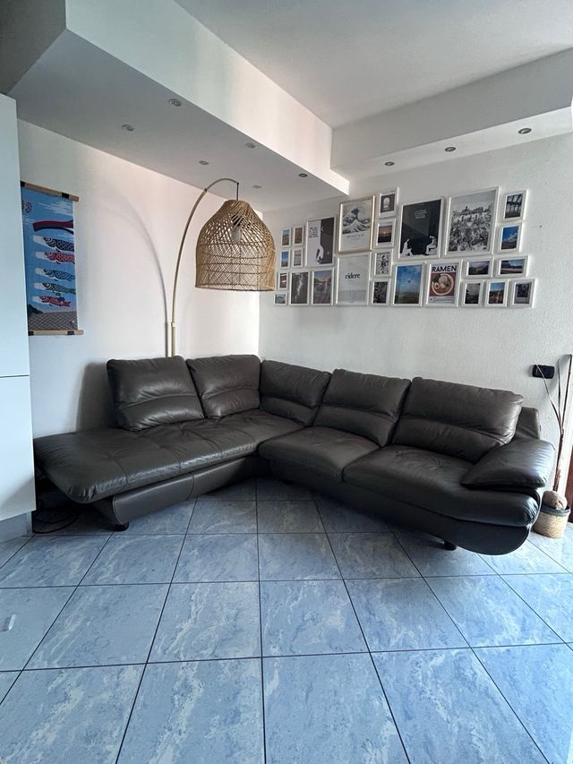 Divano 5/6 posti in vera pelle DONDI SALOTTI