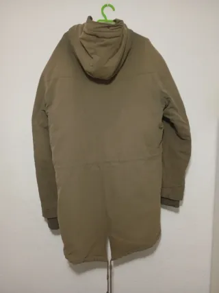 Parka estilo militar beige