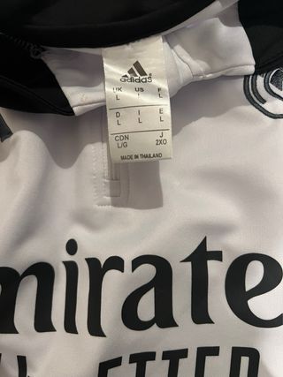 Chándal Real Madrid Adidas Blanco y Negro