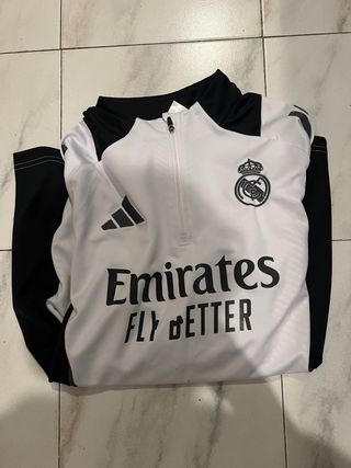 Chándal Real Madrid Adidas Blanco y Negro