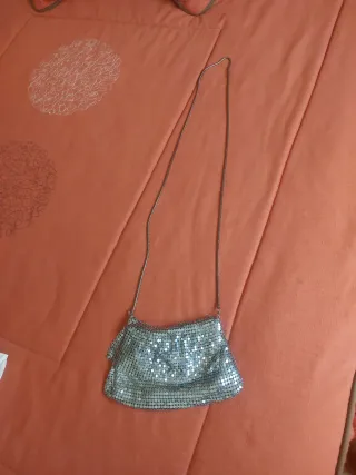 Bolso de fiesta plateado