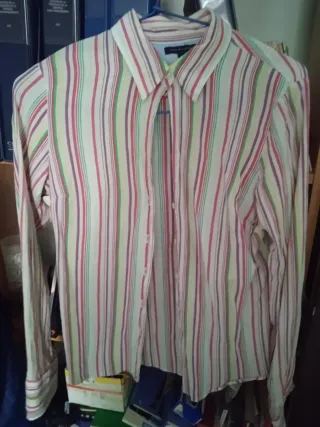 Camisa Tommy Hilfiger Mujer Rayas Multicolor