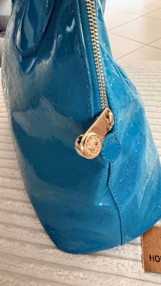 Borsa Liu Jo vernice blu/verde