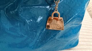 Borsa Liu Jo vernice blu/verde