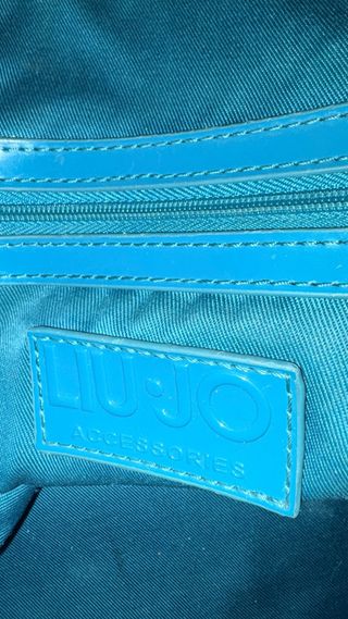 Borsa Liu Jo vernice blu/verde
