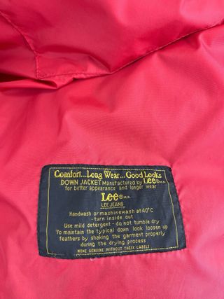 Giubbino Lee imbottito uomo M nero