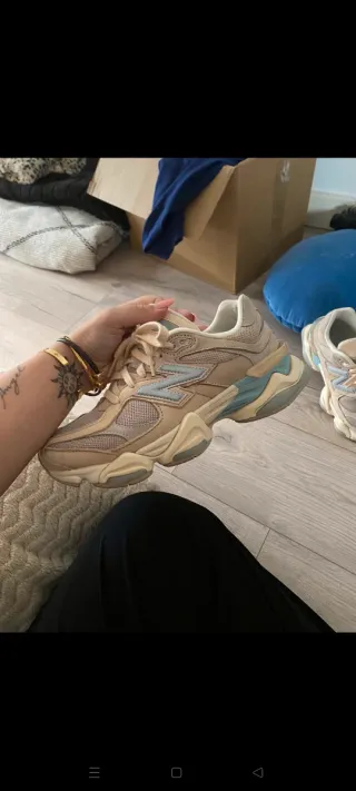 Zapatillas New Balance 9060 Beige/Azul