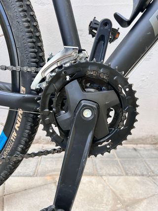 Bicicleta Montaña Rockrider 27.5 Negro/Azul