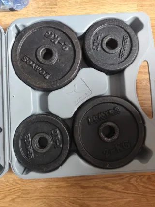 Juego de discos de pesas DOMYOS 20kg total 