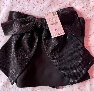 Top fiesta lazo lentejuelas Zara