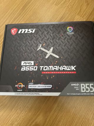AMD Ryzen 7 5800X + MSI B550 MAG Tomahawk + 32GB 