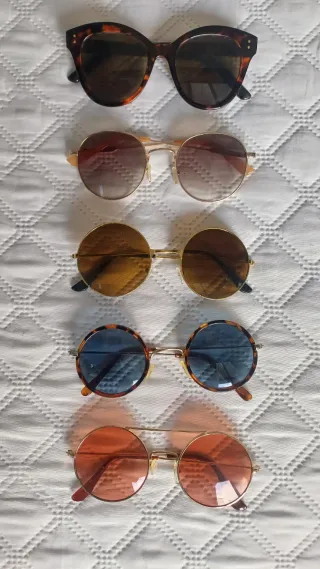 Lote 5 Gafas de Sol Variadas / fundas